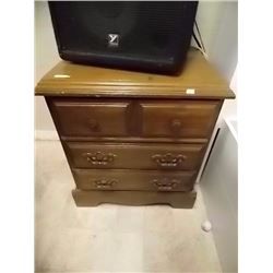 PINE NIGHT STANDS - 3 DRAWERS - 2 TTL