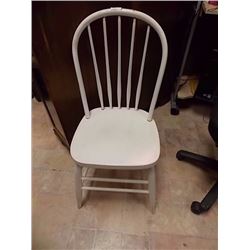 VINTAGE OLD COUNTRY DINING CHAIR - WHITE