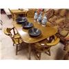 Image 1 : COLONIAL STYLE MAPLE TABLE WITH 4 CHAIRS