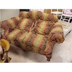 URBANITE CHESTFIELD & LOVE SEAT - WITH LOTS OF THROW CUSIONS