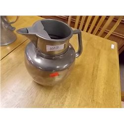 VINTAGE JUG - ENGLISH PEWTER - MADE IN SHEFIELD ENGLAND