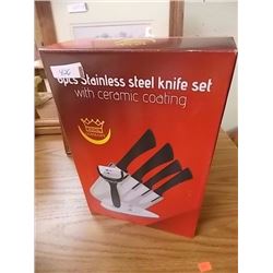 NEW STAINLESS STEEL KNIFE SET - 6 PC - GERMANY