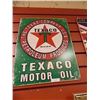 Image 1 : AUTOMOTIBILIA MEMORABILIA - METAL SIGN - TEXACO