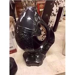 LARGE PORCELEIN FOUNTAIN - FISH