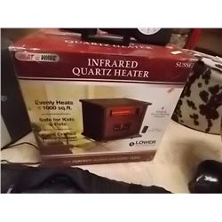 NEW- INFRARED QUARTZ HEATER