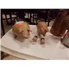 Image 1 : HAND CRAFTED - CARVED PIGS - 4 TTL