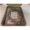 Image 1 : BRACELET - STERLING SILVER - 14.6gm