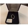 Image 2 : PENDANT - DIAMOND IN STERLING SILVER SETTING - RETAIL TAGGED $250