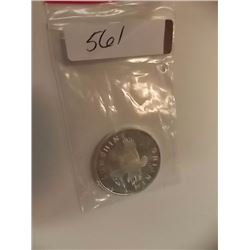 SILVER ROUND - 1/2 OZ SUNDHINE MINTING - .999 FINE SILVER WITH DECODER ON BACK - EAGLE & SUN MOTIF