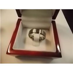 RING - TITANIUM - SMOOTH FINISH PANELS - RETAIL ESTIMATE $150