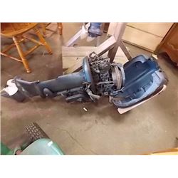 VINTAGE EVINRUDE OUTBOARD MOTOR - as-is