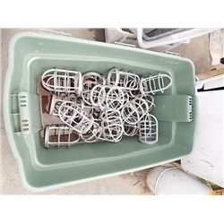BIN OF ALUMINUM LITE COVERS