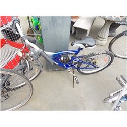 BIKE - CHILD'S SPORTEX 5 SPEED BIKE - BLUE/SILVER