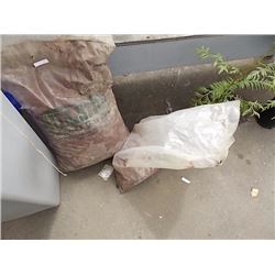 BAGS OF LANSCAPING ROCKS - 1 & A BIT BAGS