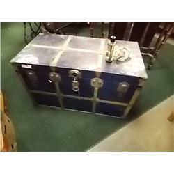 METAL CLAD STORAGE TRUNK