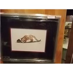 FRAMED RCHARD SHORTY PRINT - HUMMING BIRD
