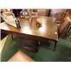 Image 1 : MAHOGANY DINING TABLE - NO LEGS