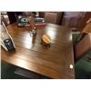 Image 2 : MAHOGANY DINING TABLE - NO LEGS