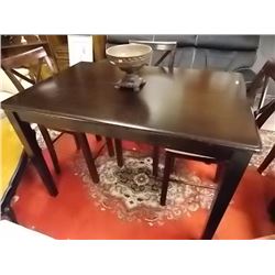 DINING TABLE - CAPPACINO HEIGHT - WITH LEAF