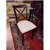 Image 1 : BAR HEIGHT UPHOLSTERED DINING CHAIRS - 24" SEAT - 8 TTL