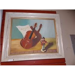 FRAME OIL PICTURE - VIOLIN SONATA IN AB