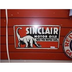 AUTOMOBILIA MEMORABILIA - METAL SIGN - SINCLAIR MOTOR OIL