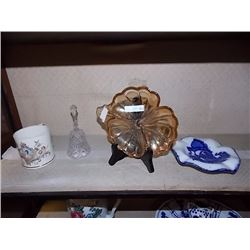 SHELF OF COLLECTABLES