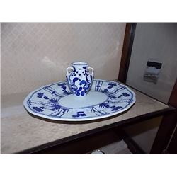 DELFT BLUE STYLE COLLECTABLES - 2 PC
