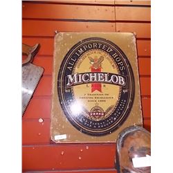 BREWER'S MEMORABILIA - METAL SIGN - MICHELOB