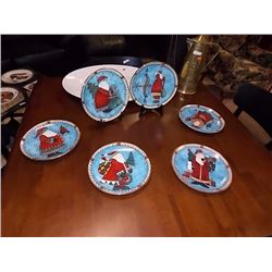 COLLECTORS PLATES - FRANKLIN MINT - 6 TTL