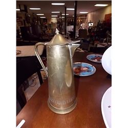 VINTAGE BRASS STEIN - HAND HAMMERED