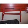 Image 1 : VINTAGE WOOD FRAMED SAW - "HAPPY MEDIUM"