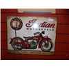 Image 1 : MEMORABILIA - METAL SIGN - INDIAN MOTORCYCLE