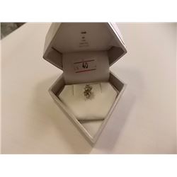 EARRINGS - ROUND FACETED ALEXANDERITES IN 14K YELLOW GOLD STUD SETTING - RETAIL ESTIMATE $250