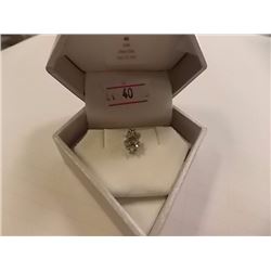 PENDANT - 0.48CT OVAL FACETED ALEXANDRITE & .08CT DIAMONDS (8) IN 14K YELLOW GOLD DESIGNED SETTING -