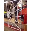 Image 1 : ALUMINUM WHITE GATE WITH HINGES