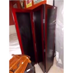 FOLDING WOOD DIVIDER SCREEN - 4 PANEL