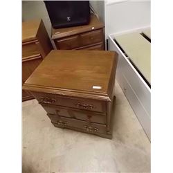PINE NIGHT STANDS - 3 DRAWERS - 2 TTL