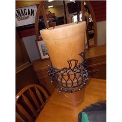 HAND CRAFTED CARVED DRUM