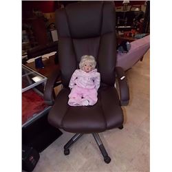 EXECUTIVE OFFICE CHAIR - SOME ARM WEAR