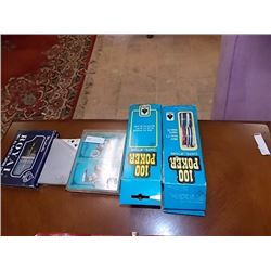 VINTAGE POKER CHIPS & PLAYING CARDS