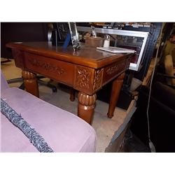 NEW MAHOGANY END TABLE