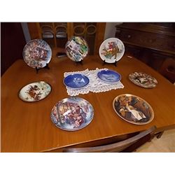COLLECTOR PLATES - CHRISTMAS THEM - 9 TTL