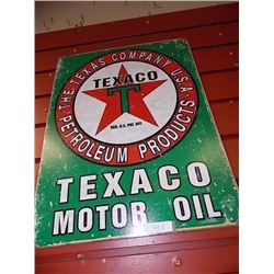 AUTOMOTIBILIA MEMORABILIA - METAL SIGN - TEXACO