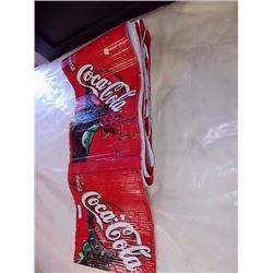 MEMORABILIA - CARDBOARD BANNER - COCA COLA