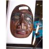 Image 3 : FIRST NATIONS WOOD CARVING - MASK WITH ABALONE EYES