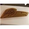 Image 1 : FIRST NATIONS WOOD CARVING - RAVEN HEAD - BY JIM RULES