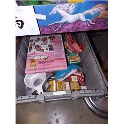 BIN OF CANNING ITEMS