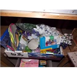 BOX OF ASSORTED NEW ITEMS FOR RESALE OR HOME