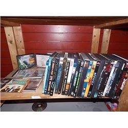 SHELF CD'S & DVD'S